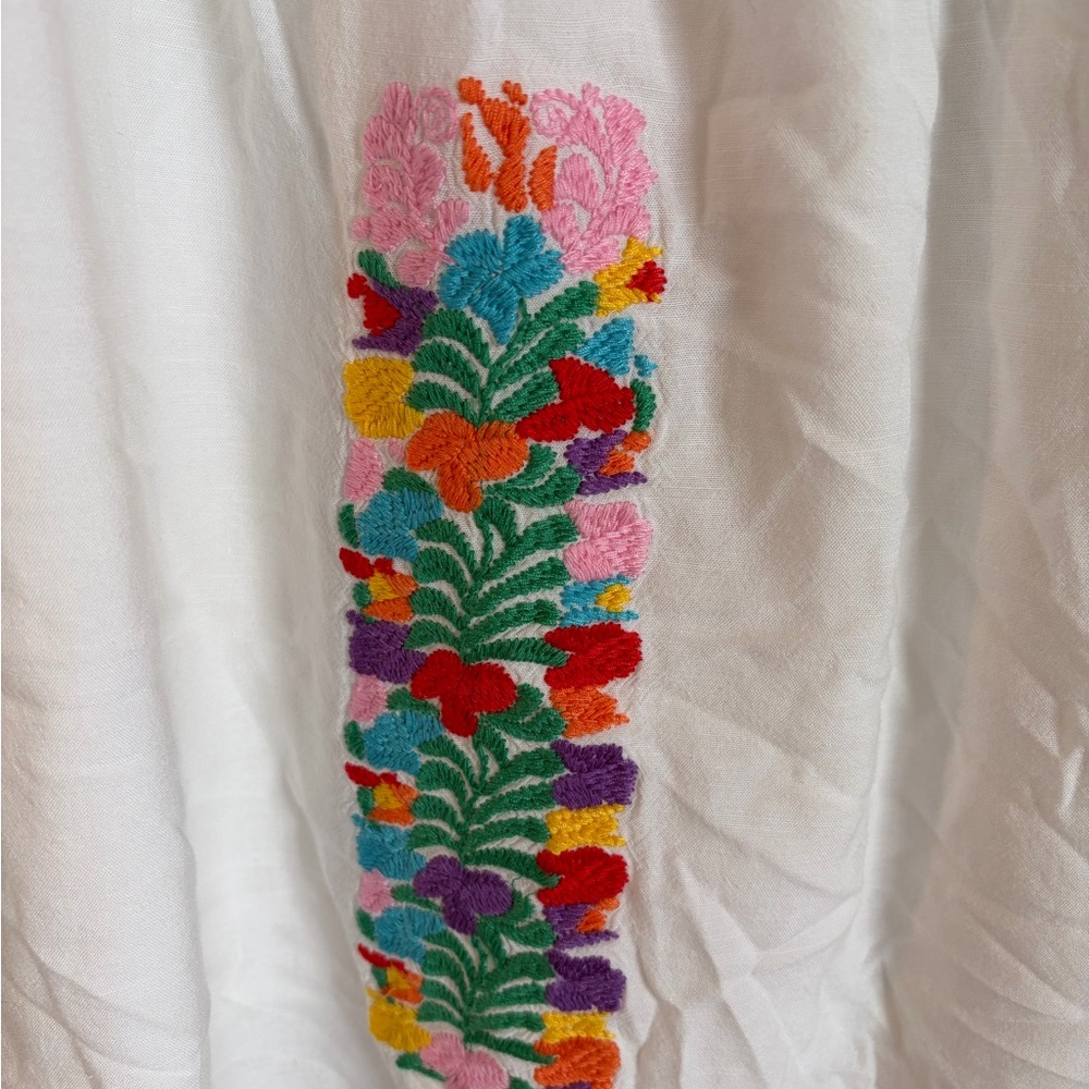 J Marie Colorful Embroidered Floral Top - Picture 8 of 8